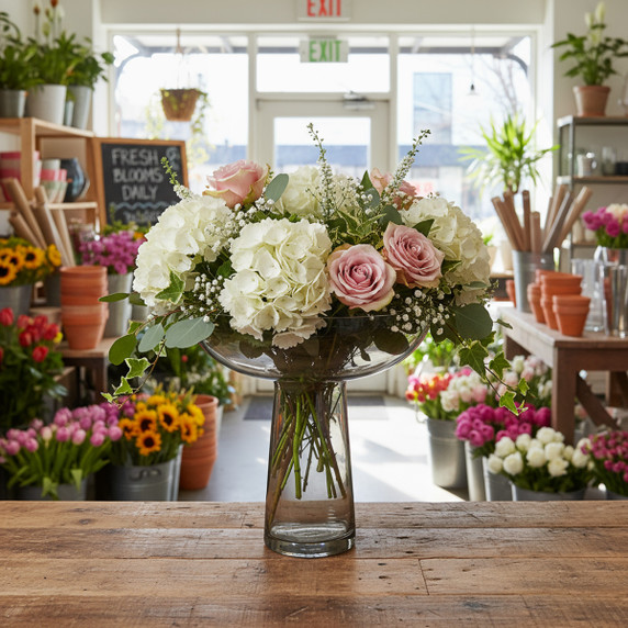 VCP1013NB - Nickel Brushed Center Plate On A Stand - 13.5" (1 pc)