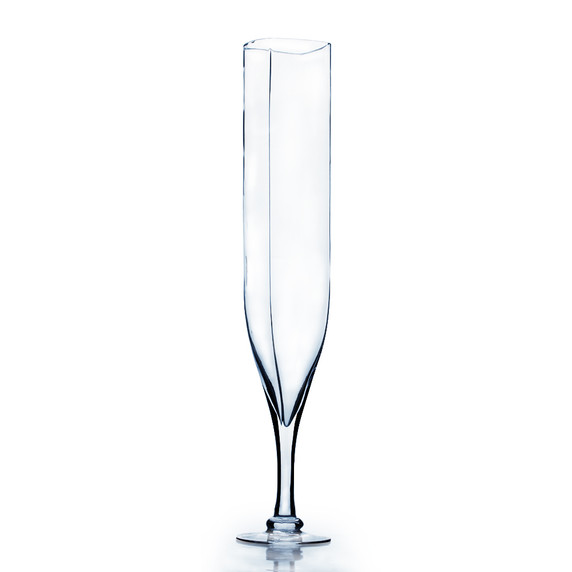 VCV0124 - Geometric Champagne Flute Vase - 24"