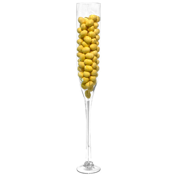 VCV0431 - Geometric Champagne Flute Vase - 31"