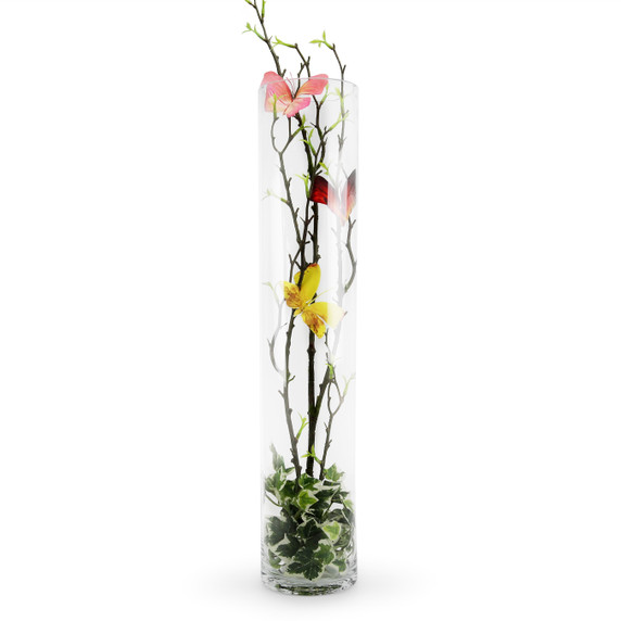 VCY0420 - Cylinder Glass Vase - 4"x20"