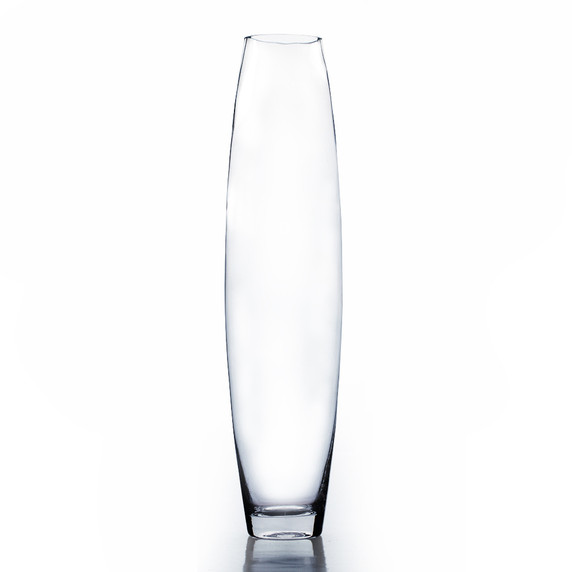 VFV0419 Urn Bullet Glass Vase- 3"x19" (4 pcs)