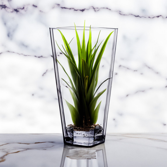 VTB0616 - Taper Down Block Vase - 16"