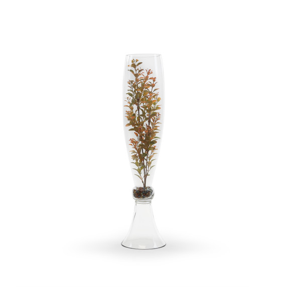 VTR0423 - Champagne Glass Trumpet Vase - 23"