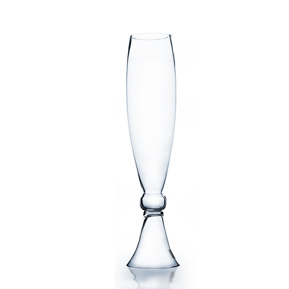 VTR0423 - Champagne Glass Trumpet Vase - 23"