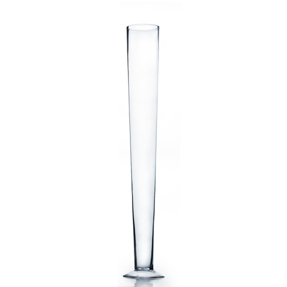 VTV0432 - Pilsner Glass Trumpet Vase - 32"