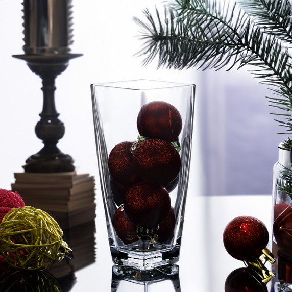 VTB5512 - Taper Down Block Vase - 12"