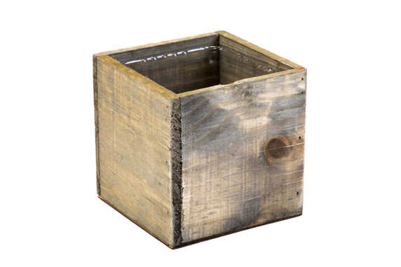 WCB0005RS - Rustic Wood Planter Box - 5" (12 pcs)