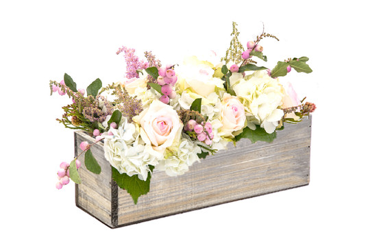 WBR1244RS - Rustic Wood Planter Long Box - 6" (6 pcs)