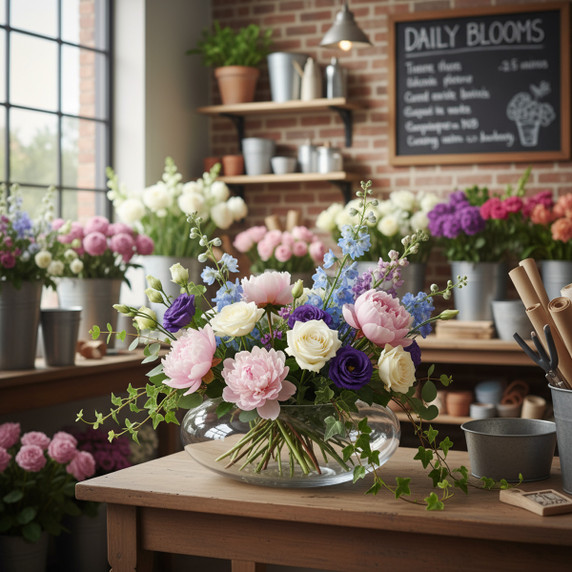 VBW1506 Clear Flat Oval Garden Bowl Vase -  12" W x 6" H (4 pcs)