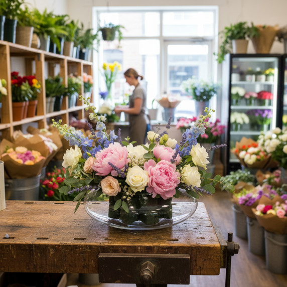 VBW1506 Clear Flat Oval Garden Bowl Vase -  12" W x 6" H (4 pcs)
