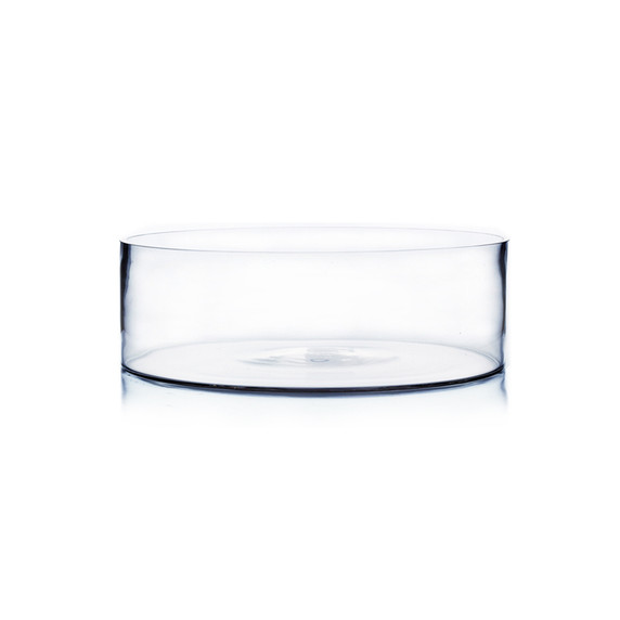 VCY1204 - Clear Cylinder Glass Vase - 12" x 4"H