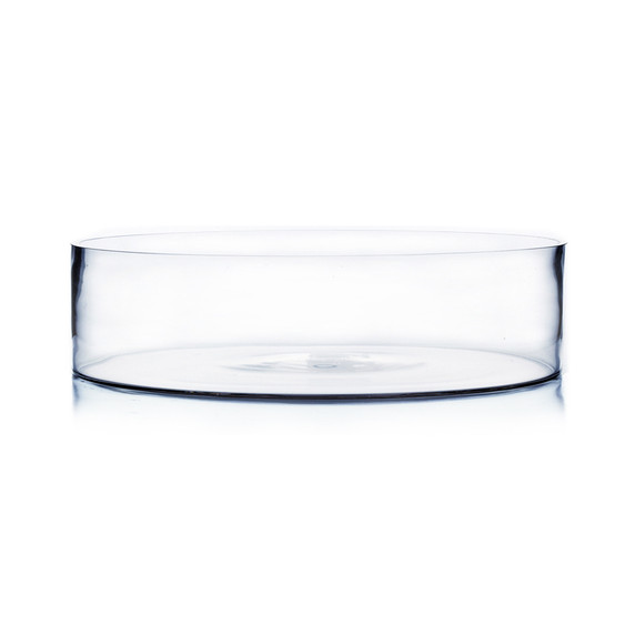 VCY1504 - Large Wide Pan Cylinder Glass Vase - 15" x 4" (1 pc/case)