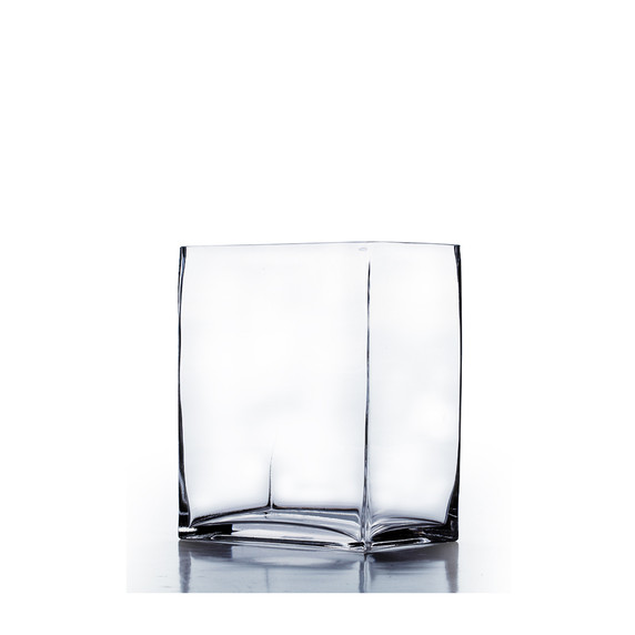 VBV6408 Block Glass Vase - 6"x4"x8"H (6PCS)