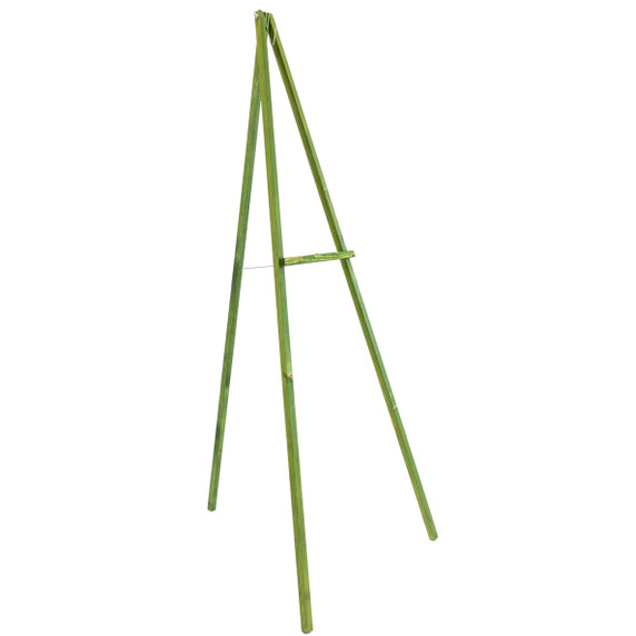 EASEL66GW - Wooden Floral Easel, Green Stained Wood - 66" (12 pcs)