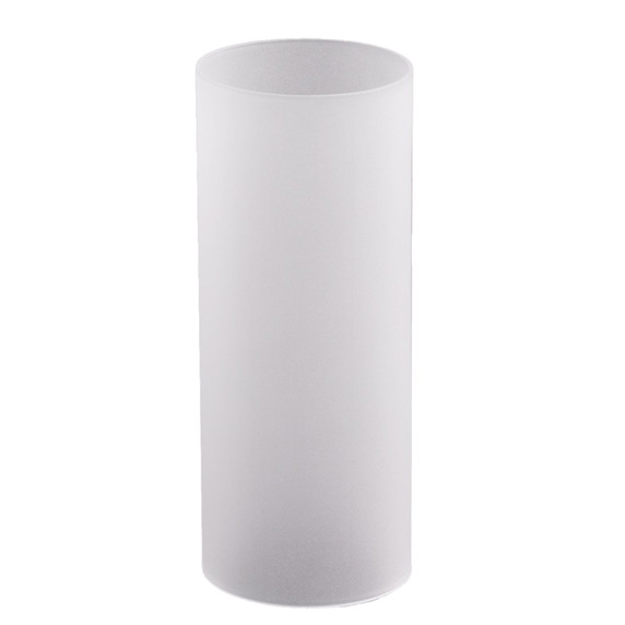 HST0416FR - Frosted Glass Hurricane Candle Shade Chimney Tube [No Bottom] - 4" x 16"