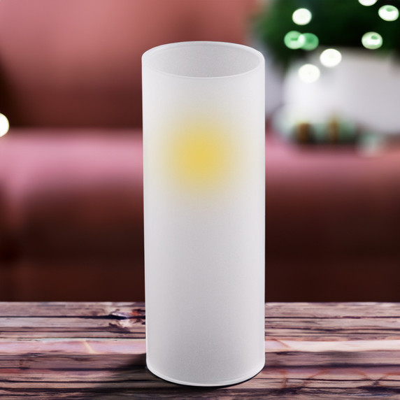 HST0416FR - Frosted Glass Hurricane Candle Shade Chimney Tube [No Bottom] - 4" x 16"