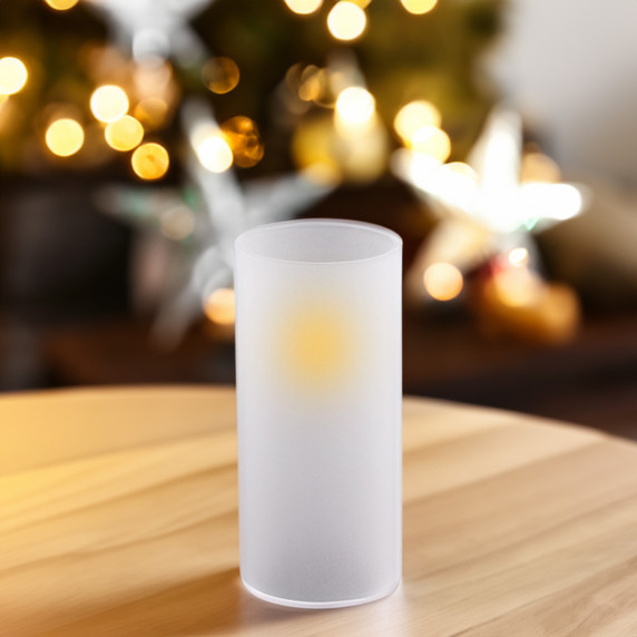 HST0410FR - Frosted Glass Hurricane Candle Shade Chimney Tube [No Bottom] - 4" x 10"