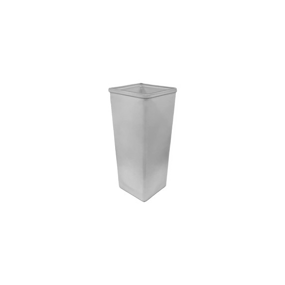 VMB7509 - Tapered Block Vase, Machine Pressed - 9" (Various Colors)