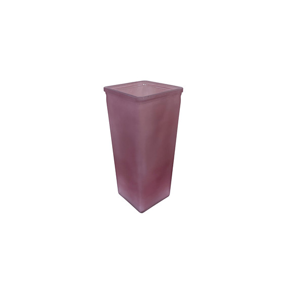 VMB7509 - Tapered Block Vase, Machine Pressed - 9" (Various Colors)