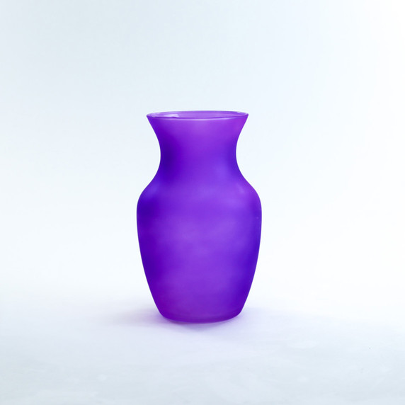 VMA1099 - Rose Bouquet Vase, Machine Blown - 8" (Various Colors)