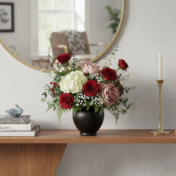 VMA1021 - Dunham Urn Vase, Machine Blown - 6.25" (Various Colors)