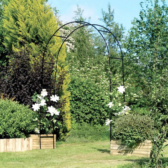ARC01 - Forest Green Garden Arbor Arch 94.5