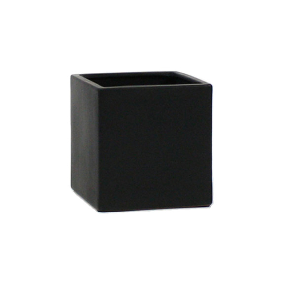 Ceramic Cube Vase - 3"H (Various Colors)
