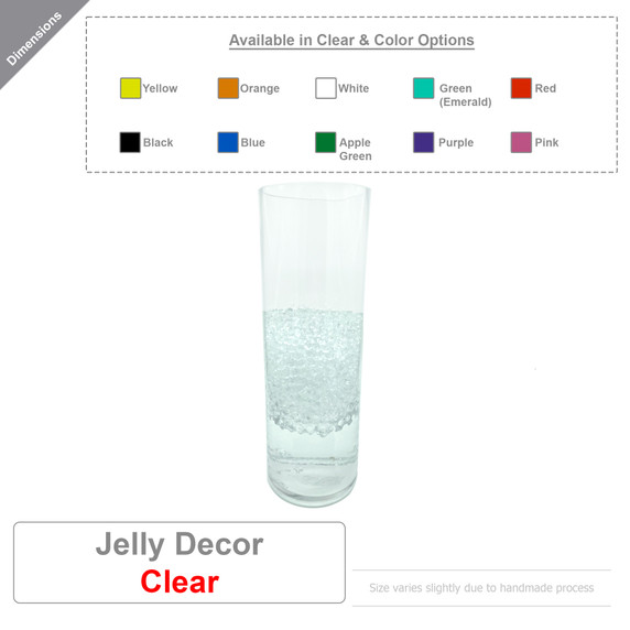Jelly Decor / Decorative Water Orbs (Various Colors)