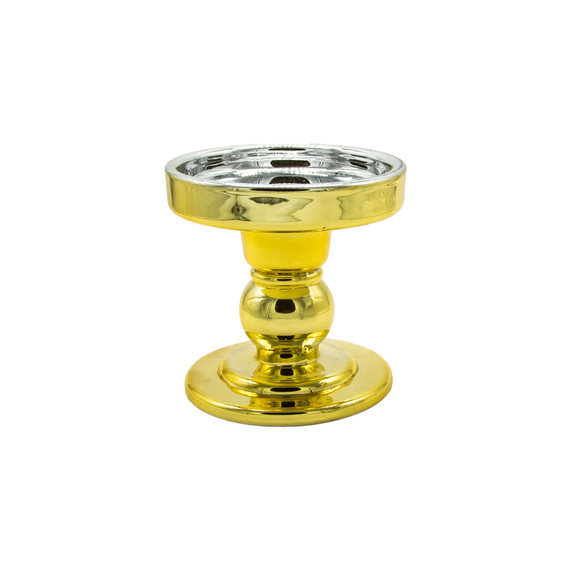 3.4" Small Classic Pillar / Taper Candle Holder (Various Colors)