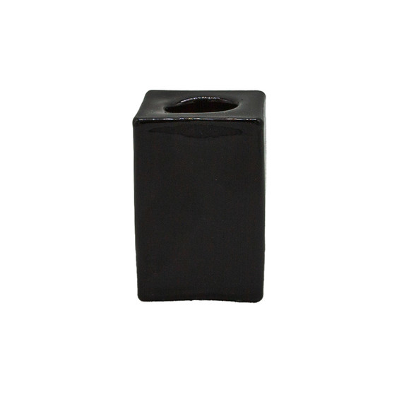 Tall Clifford Cube Glass Taper Candle Holder - 2.36" (Various Colors)