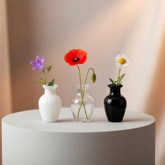 Ginger Bud Vase - 4.1" (Various Colors)