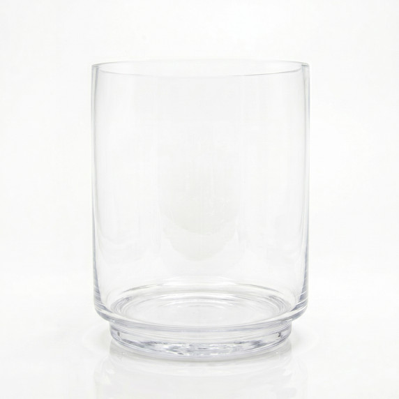VHV4308 - Taylor Raised Hurricane Pillar Candle Holder / Vase - 7.9"  (2 pcs/case)