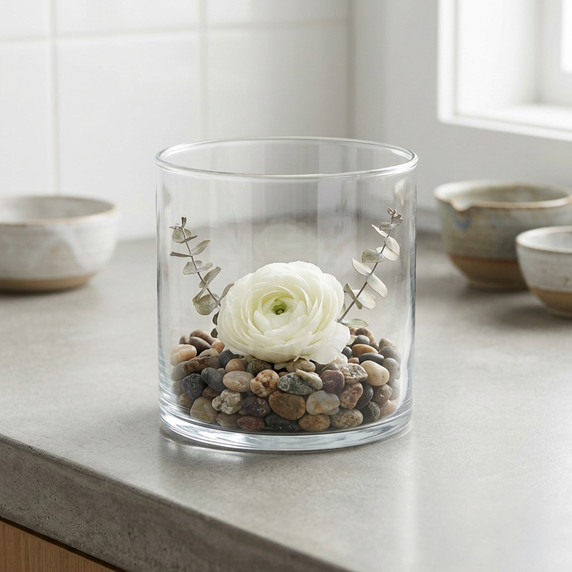 VCY0505A - Everyday Cylinder Glass Vase - 5"