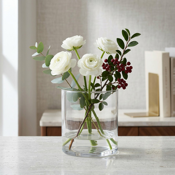 VCY0505A - Everyday Cylinder Glass Vase - 5"