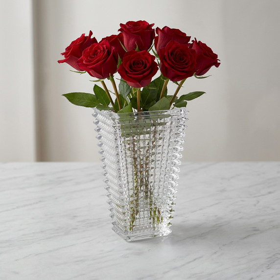 VQT3011 - Overjoyed Boutique Harper Vase / Tapered Block Vase - 11"