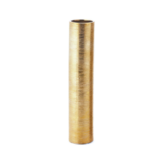 Extra Tall Ceramic Cylinder Vase - 4" x 15.75" (Various Colors)