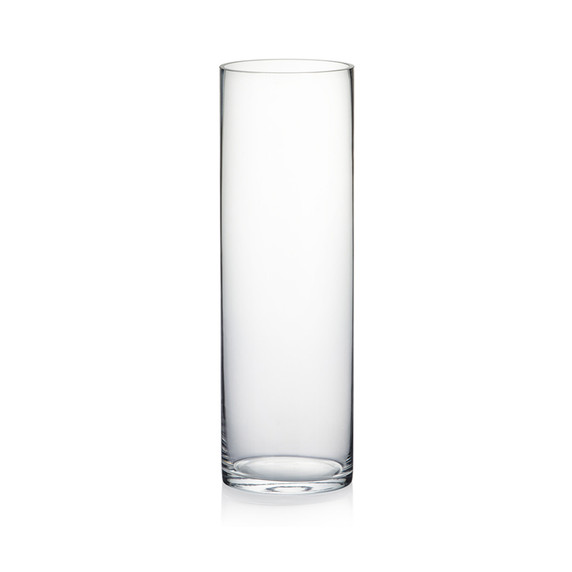 5" Diameter Tall Glass Cylinder Vase  (Various Heights - Over 16")