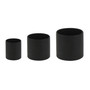 CYL5505BK - Black Cylinder Ceramic - 5.5"x5" (12 pcs/case)