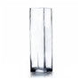 VBV0312 - Square Block Glass Vase - 3" x 12"H
