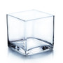 VCB0003 - Clear Square Cube Glass Candle Holder Vases - 3" (24 pcs/case)