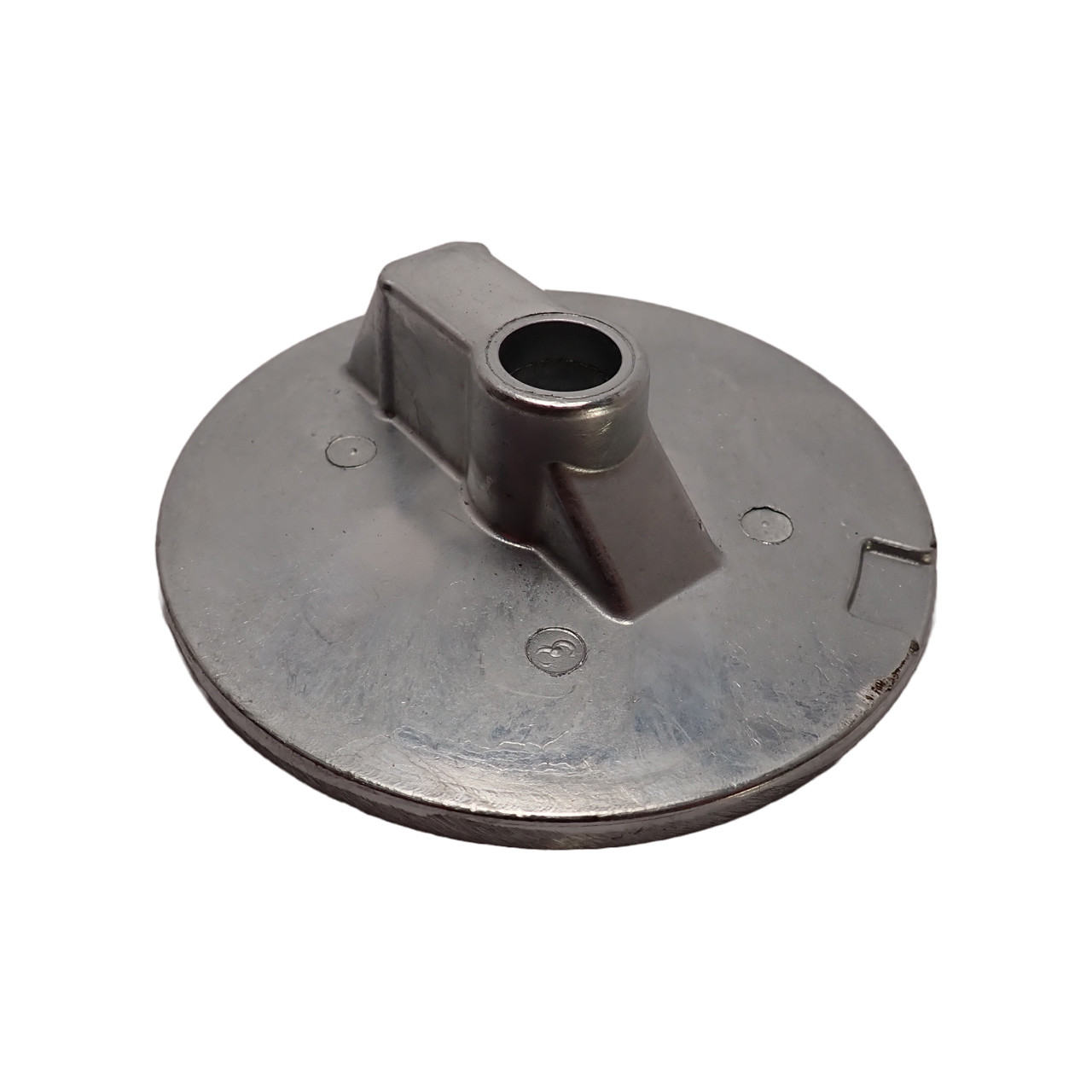 76214-4 Mercruiser Flat Trim Tab Zinc Anode; No Threads
