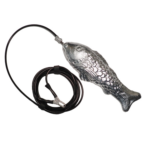 HangTuff Aluminum Anode - includes 15 feet of cable and a stainless steel plier clamp