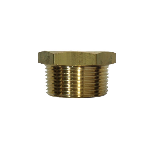 E-8 Engine Zinc Anode Brass Plug - 1-1/4 NPT