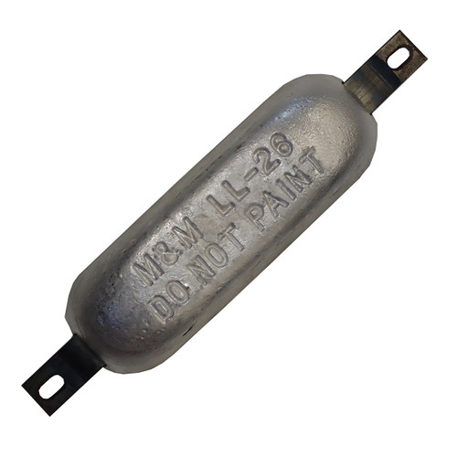 Z-4A-AL Aluminum Anode with Aluminum Strap | BoatZincs.com
