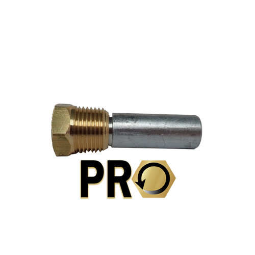 E-1F PRO Engine Zinc Anode - 3/8 NPT x 1-1/4"
