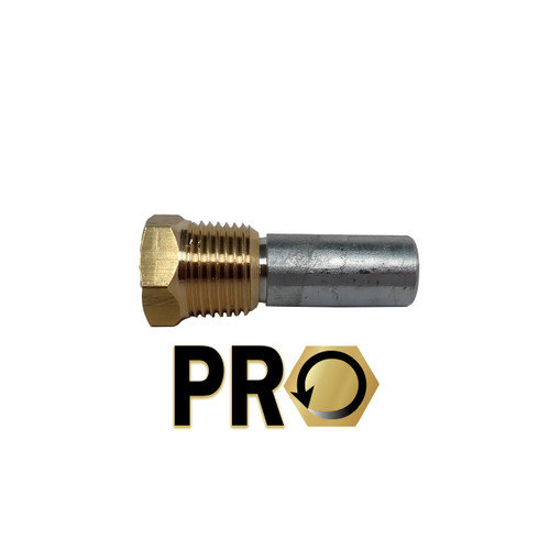 E-1G PRO Engine Zinc Anode - 3/8 NPT x 1"