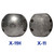 Reliance X-11H Shaft Zinc Anode - 2-1/2" Heavy (Left) Compared to Standard X-11
