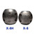 Reliance X-8H Shaft Zinc Anode - 1-3/4" Heavy (Left) Compared to Standard X-8