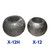 Reliance X-12H Shaft Zinc Anode - 2-3/4" Heavy (Left) Compared to Standard X-12 - Top View