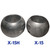 Reliance X-15H Shaft Zinc Anode - 3-1/2" Heavy (Left) Compared to Standard X-11 - Top View